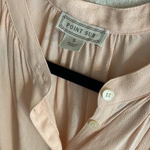 J. Crew — Point Sur — Light Pink Blouse —